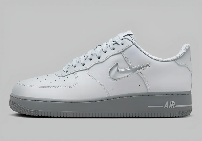 Nike Air Force 1 Jewel Wolf Grey makes a comeback Footwear Gazette